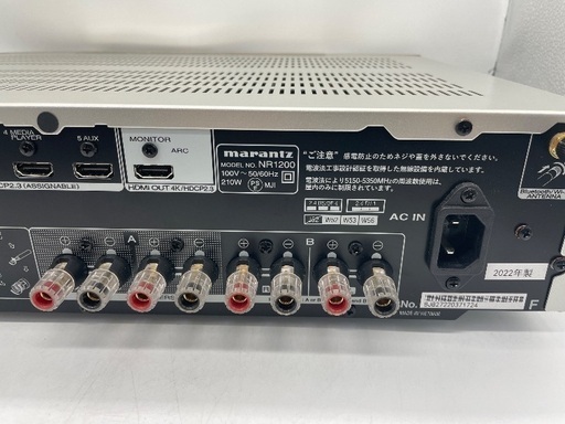 【トレファク足立扇店】ﾌﾟﾘﾒｲﾝｱﾝﾌﾟ MARANTZ NR1200 2022年製 ﾘﾓｺﾝ付