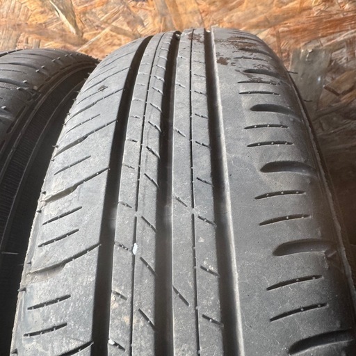 バリ山　DUNLOP ダンロップ　EC300+ 155/70R13 夏タイヤ　2021年製　13インチ