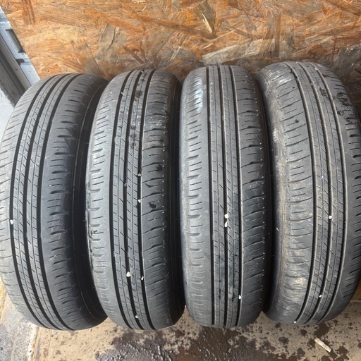 バリ山　DUNLOP ダンロップ　EC300+ 155/70R13 夏タイヤ　2021年製　13インチ