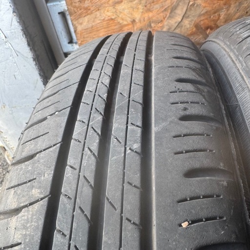 バリ山　DUNLOP ダンロップ　EC300+ 155/70R13 夏タイヤ　2021年製　13インチ