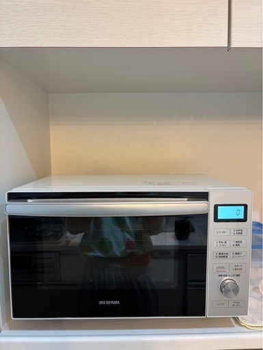 【美品　早く受け取り可能な方限定で値下げ交渉可】スチームオーブンレンジ  IRIS OHYAMA   使用半年のみ　2022年製　取扱
