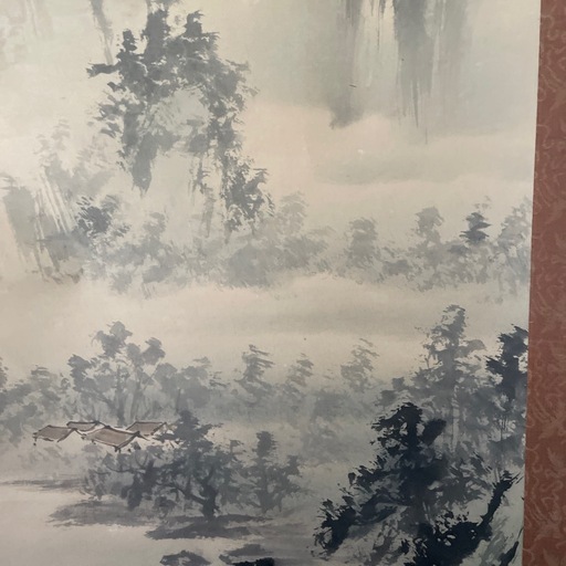 山水の掛け軸
