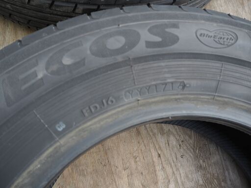 ヨコハマ ECOS ES31 185/70R14 4本セット バリ溝あり