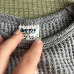 【BREEZE】120cm☆チュール付きトレーナー 美品の画像