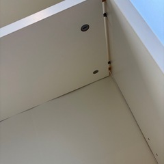 4/19お取引決定【無料】ホワイト オープンシェルフ 可動棚 書棚の画像