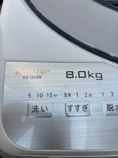 決まりましたSHARP 8.0k 2018年製です