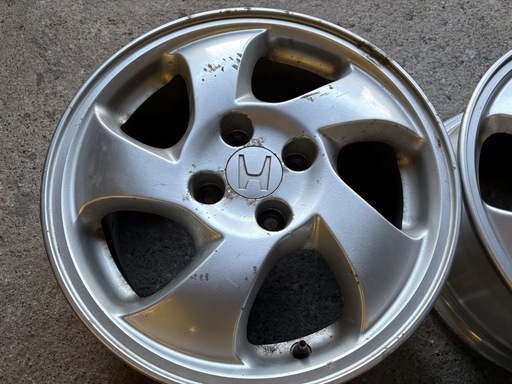 ホンダ シビック純正 EK4 15インチアルミホイール 15×6J 4H100 PCD+45 4本 希少品