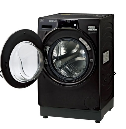 ??23年　AQUAアクア　AQW-DX12N-L??ドラム式洗濯機　ヒートポンプ乾燥　12/6kg 設置まで対応　配達無料??