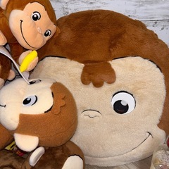 おさるのジョージぬいぐるみセットの画像
