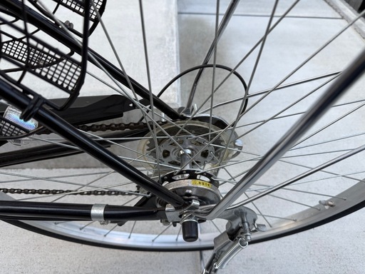 自転車 ママチャリ DCM PRATICO 27インチ ブラック