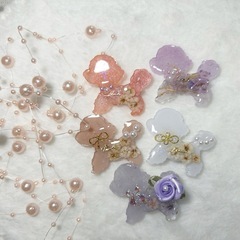 プードルブローチ♡春ピンクの画像