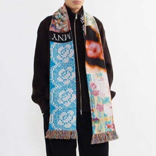 Montmartre New York モンマルトルニューヨーク Pure Memories Scarf フリンジマフラー MULTI