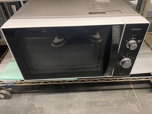 【中古】フラット型電子レンジ　東芝　22年製【H0414ID】