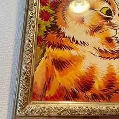 ルイス・ウェイン　Louis wain 『愛情表現』額入り　A3サイズの画像