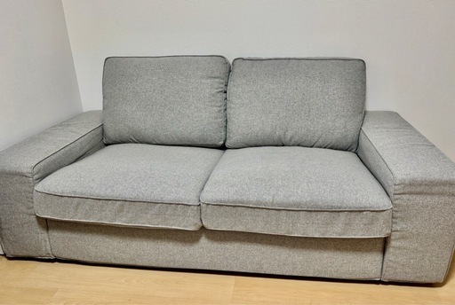 IKEA KIVIK2人がけソファ グレー