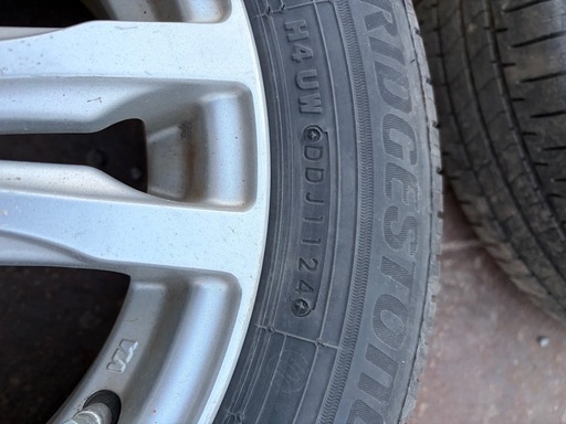 取引中！165/70R14アルミホイール付4本セット！ 
