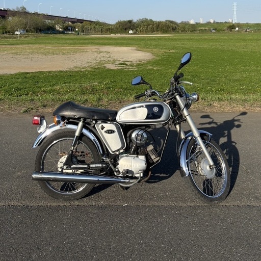 実働　YAMAHA yb-1 2st 走行距離50000kmシルバー クラシック