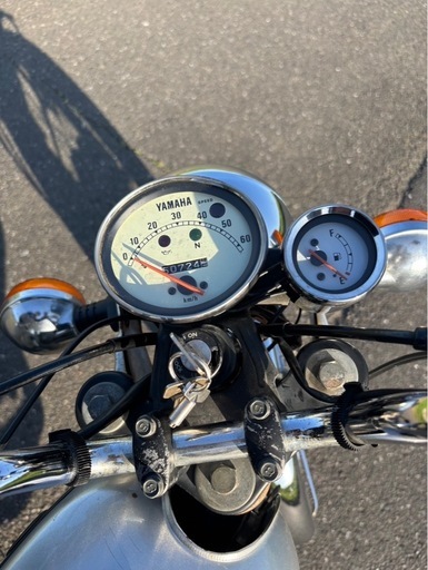 実働　YAMAHA yb-1 2st 走行距離50000kmシルバー クラシック