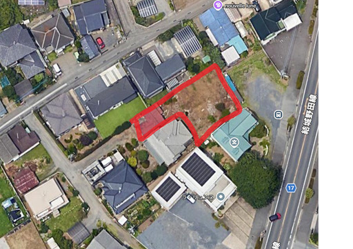 結城の中心地区の土地を割安で！【結城市街地】広々94坪・400万円！DIY・住宅・事業用地に！水道引込承諾済！砂利道ルートで工事費安。