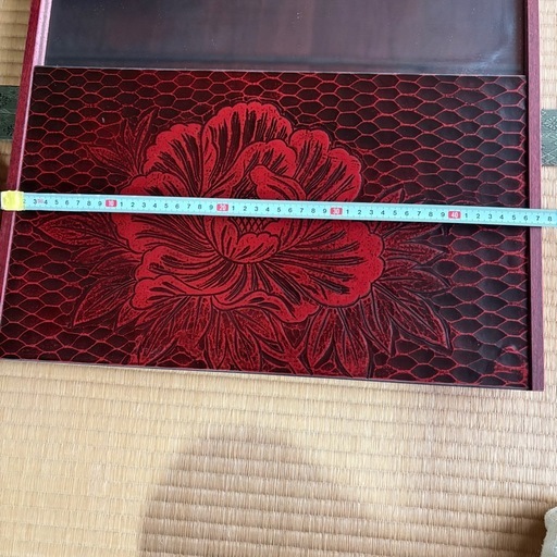 鎌倉彫　姿見　昭和レトロ