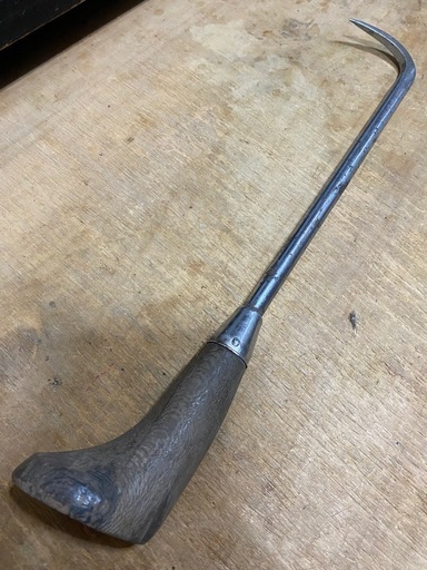 【昭和レトロ】32㎝ 手鉤 手かぎ 手カギ 手鈎 魚カギ 魚鉤 魚鈎 シーフック 漁具 コレクション