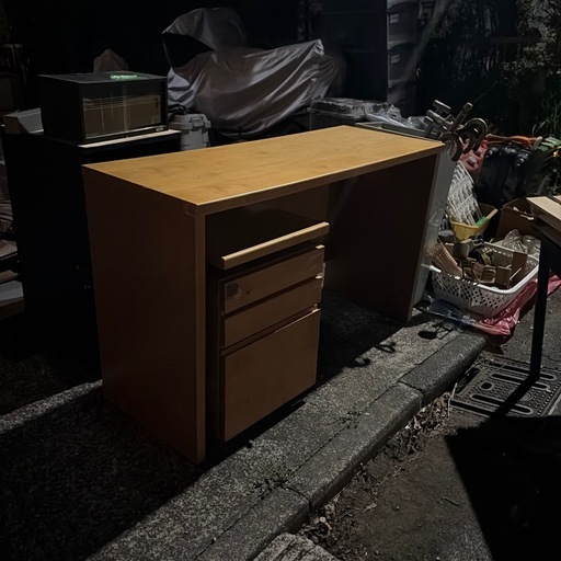 木製デスク 幅120cm｜しっかりした作り・ヴィンテージ風