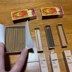 お香　マッチの画像