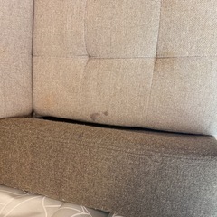 冷蔵庫；ソファベッド3人掛けの画像