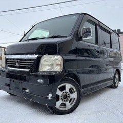 希少のフォグ付き！大型リアウイング！エンジンスターター付き！ホンダ バモス HM2 4WD 4AT NAの画像