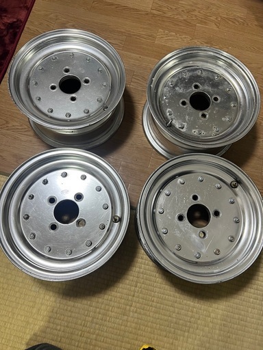 SSR マーク1 Type B 深リム13インチ5.5j ＋21 2本、6JJ ＋25 2本4穴PCD 110mm ハブ７３mm中古　