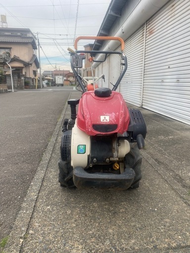 三菱 管理機 MMR68 耕運幅 約450㎜ 最大 6.3馬力 リコイル ガソリン 逆転 耕運機 ロータリ うね立てマット 家庭菜園 