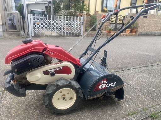 三菱 管理機 MMR68 耕運幅 約450㎜ 最大 6.3馬力 リコイル ガソリン 逆転 耕運機 ロータリ うね立てマット 家庭菜園 