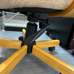 【オフィスチェア】【木製】クリーニング済み【管理番号0413】知の画像