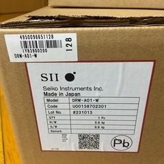 未開封　セイコーインスツルDRW-A01-W  セイコーインスツルRP-F10-W27J1-5の画像