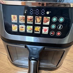 (取引中)エアフライヤー（大容量・カラー液晶）の画像