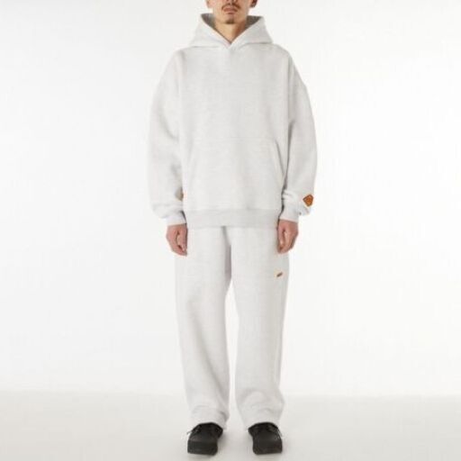 N.HOOLYWOOD FR エヌハリウッド ミスターハリウッド 25AW 日本製 HOODED PARKA 裏起毛 スウェットプルオーバーパーカー 1252-CS01-004 peg 40(L) ASH GRAY トップス【中古】【N.HOOLYWOOD】