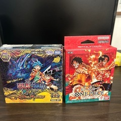 未開封 デュエルマスターズ＆ワンピースカード セットの画像