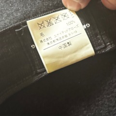 ユナイテッドアローズ　黒　ハット　帽子　毛100%フェルトハットの画像