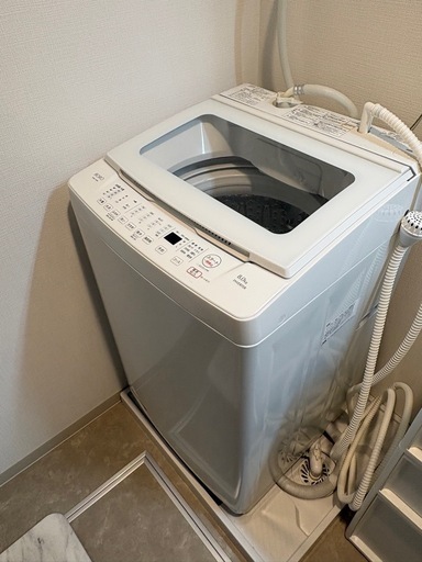 【2024年5月購入】ヤマダオリジナル 全自動洗濯機 洗濯：8.0ｋｇRORO YWMT-V80L ホワイト系