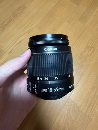 Canon EF-S 18-55mm レンズ + UVフィルター付き