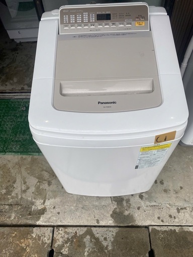 NO C1?福岡市内配送設置無料✨?パナソニック 8.0kg 洗濯乾燥機 泡 