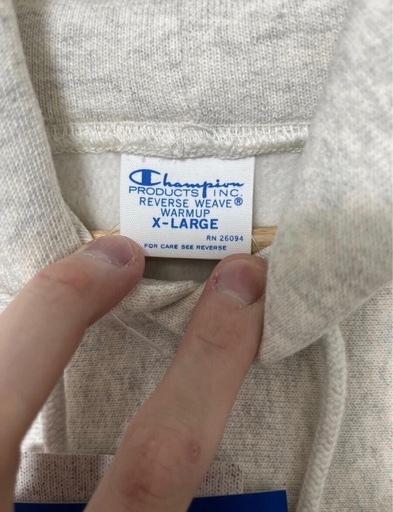 Champion Reverse Weave C3-Y133 XL チャンピオン リバースウィーブ フーデッドスウェットシャツ オート