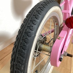 決まりました自転車14インチ 子供 イノベーションファクトリー   ピンクの画像