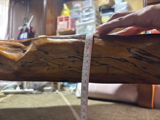 最終値下げ 楠一枚板テーブル耳付き厚9cm 無垢材 座卓天 然木