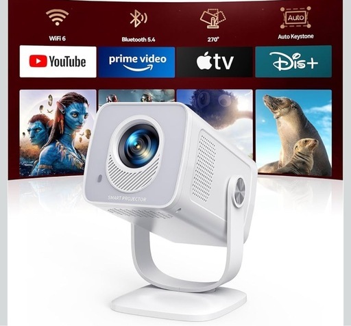 プロジェクター　Android TV搭載