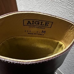 AIGLE  COUPE SAUMURレインブーツMサイズの画像