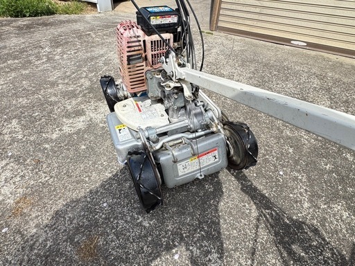 動作確認済み）☆スパイダーモアSP851自走式芝刈り機4WD。エンジンOK