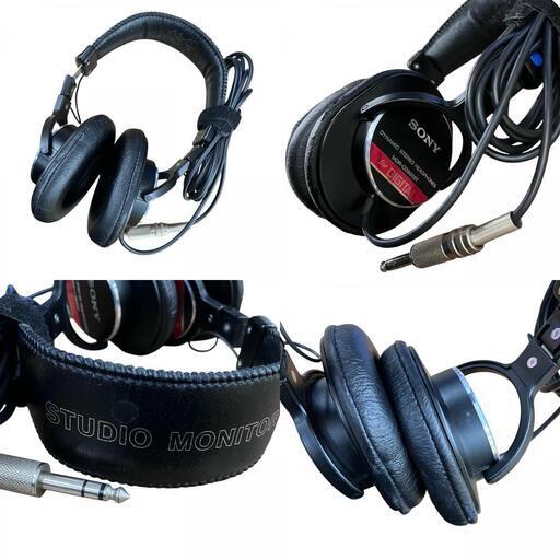 199990 ジャンク品 SONY ソニー ヘッドホン（有線） ブラック MDR-CD900ST [0000000007974]