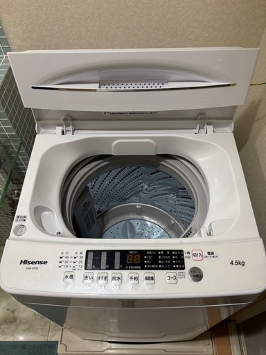 美品/洗濯機/4.5kg