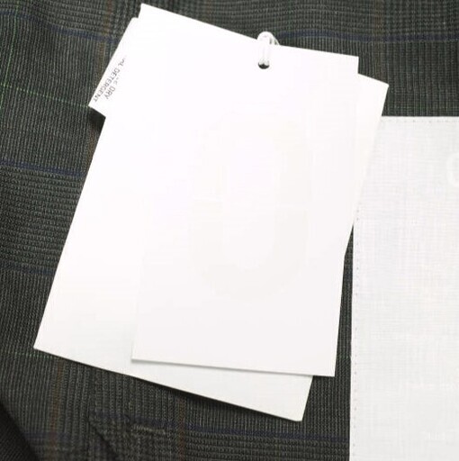un/unbient アン 21SS 日本製 SILK WOOL PORAL JACKET シルクウールポーラジャケット UNJK32 1 チャコールグレー アンビエント ボタンレス チェック アウター【新古品】【中古】【un/unbient】